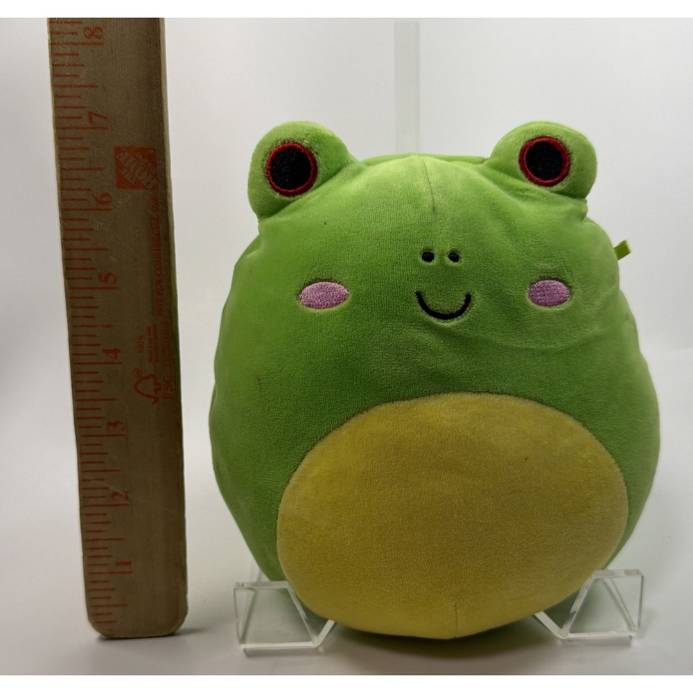 Squishmallow Wendy The Green Frog 8" Kellytoy Plush - Picture 3 of 4